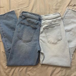 two tone jeans